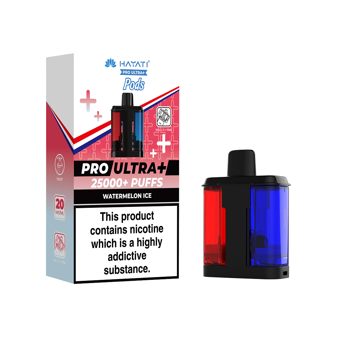 Hayati Pro Ultra Plus 25000 Prefilled Pods (Box of 5)
