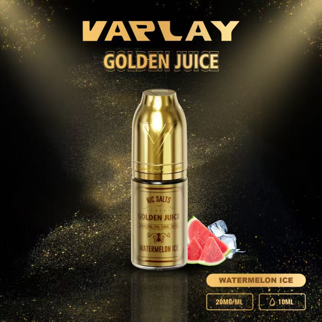 VAPLAY Golden Juice Nic Salt -10mg&20mg - 10 Pack
