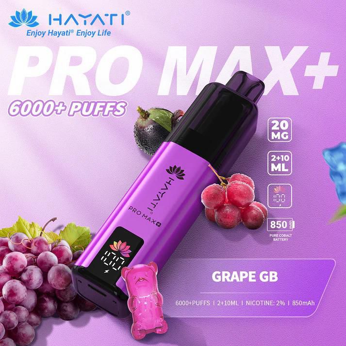 Hayati Pro Max Plus 6000 Box of 5 Prefilled Pod Kit
