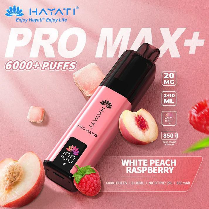 Hayati Pro Max Plus 6000 Box of 5 Prefilled Pod Kit