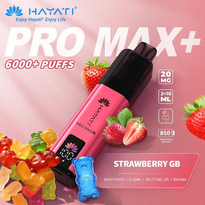 Hayati Pro Max Plus 6000 Box of 5 Prefilled Pod Kit