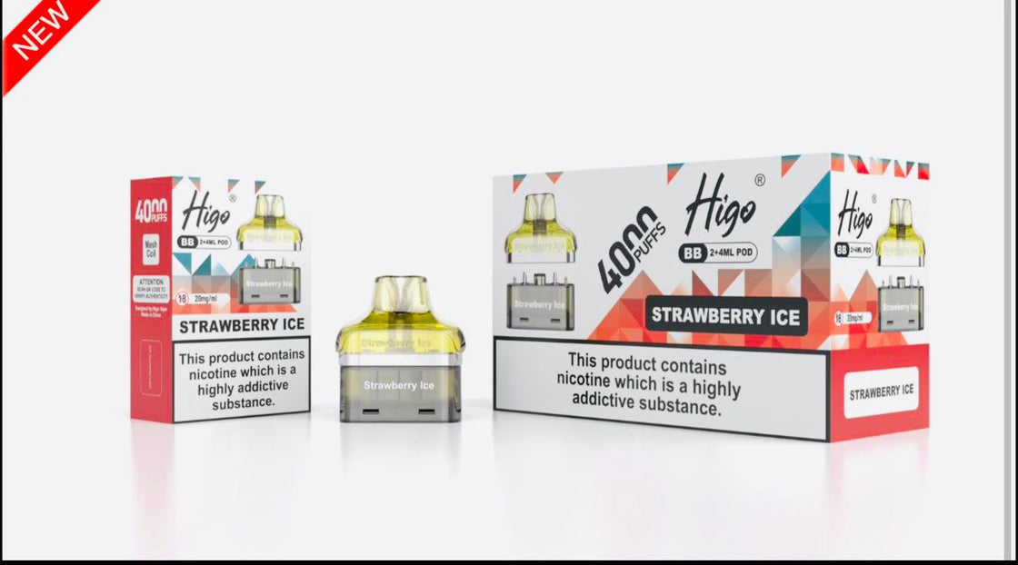 Higo BB4000 Prefilled Pods | 5-Pack