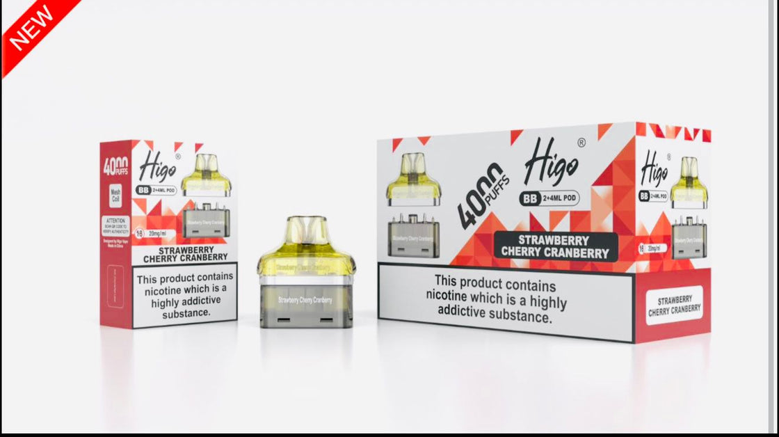 Higo BB4000 Prefilled Pods | 5-Pack