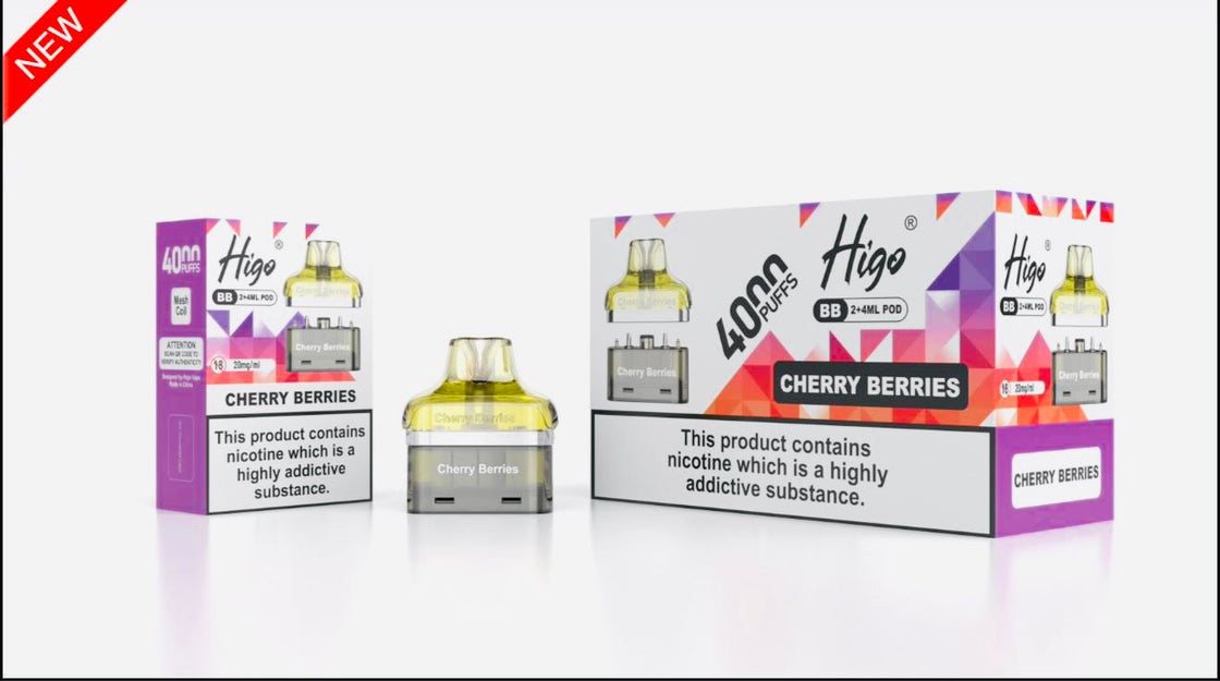 Higo BB4000 Prefilled Pods | 5-Pack