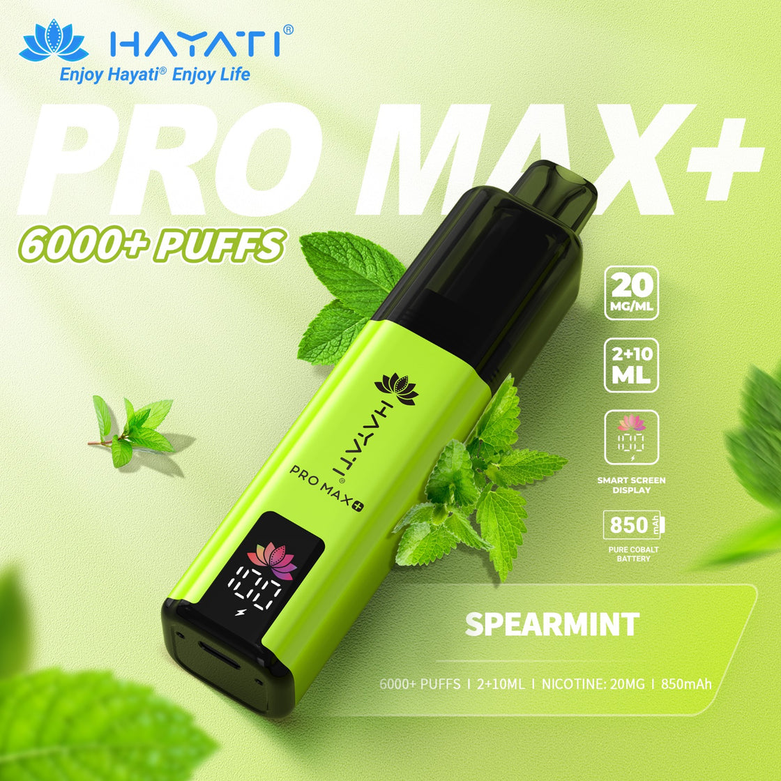 Hayati Pro Max Plus 6000 Box of 5 Prefilled Pod Kit