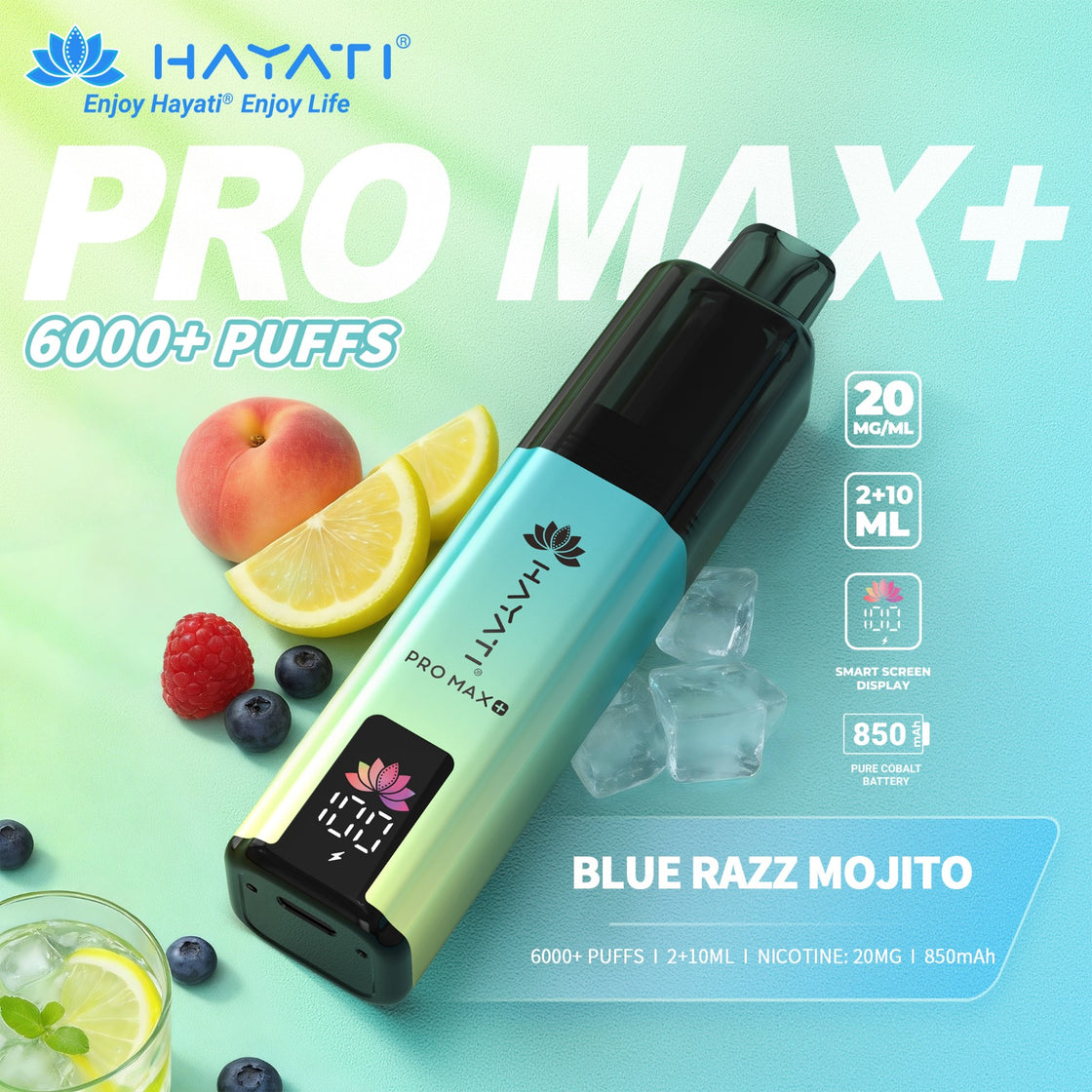 Hayati Pro Max Plus 6000 Box of 5 Prefilled Pod Kit