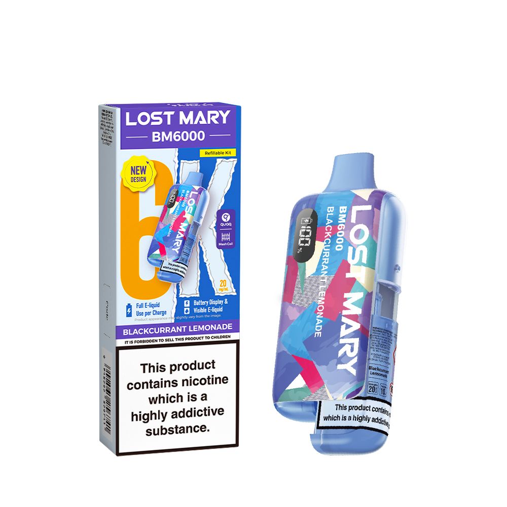 Lost Mary BM6000 Box of 5 Prefilled Pod Kit - Ireland