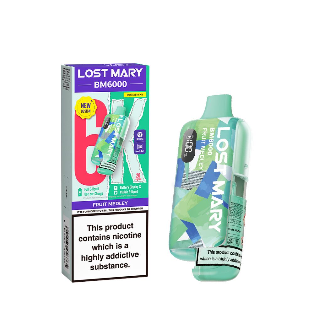Lost Mary BM6000 Box of 5 Prefilled Pod Kit - South London