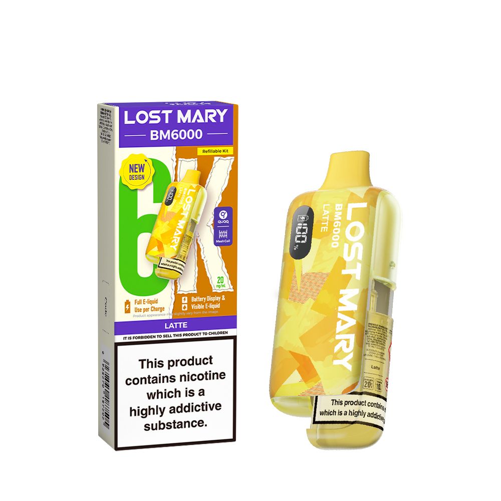 Lost Mary BM6000 Box of 5 Prefilled Pod Kit - South London