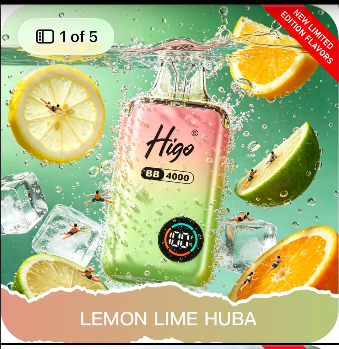 Higo BB4000 Prefilled Pod Vape Kit | 10-Pack