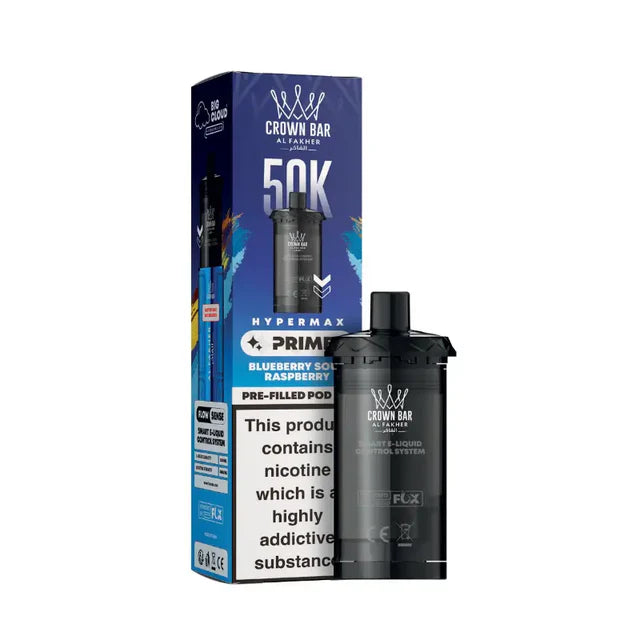 Crown Bar Al Fakher 50K Hypermax Prime Refill Pods (Box of 5)