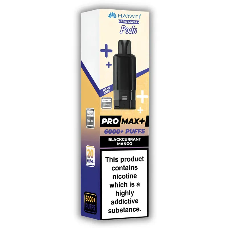 Hayati Pro Max Plus 6000 Box of 5 Pods - Prefilled Pods