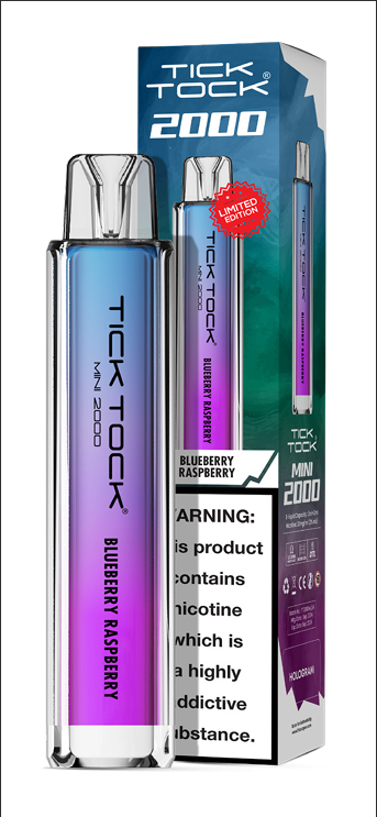 Tick Tock Mini 2000 Limited Edition Disposable Vape (Box of 10)