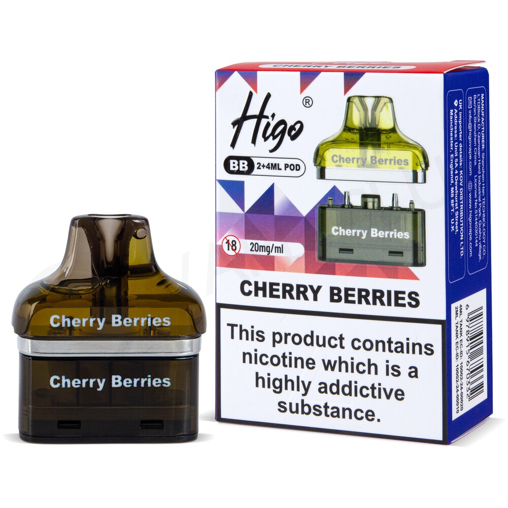 Higo BB4000 Pods (Box of 5) - Cherry Berries