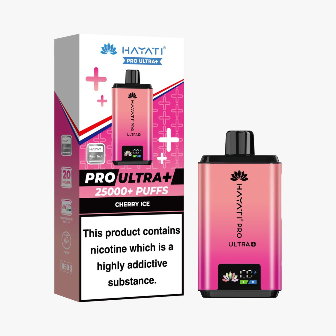 Hayati Pro Ultra Plus 25000 Box of 5 Prefilled Pod Vape Kit