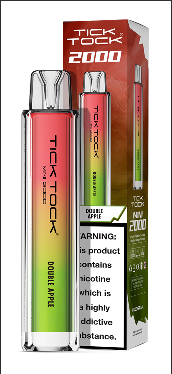 Tick Tock Mini 2000 Box of 10 Disposable Vape