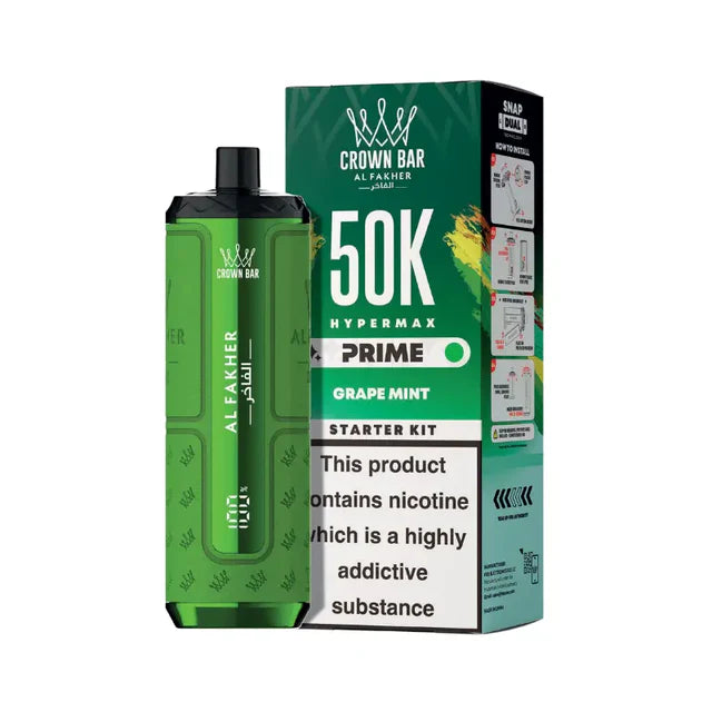 Crown Bar Al Fakher 50k Hypermax Prime Prefilled Pod Kit (Box of 5)