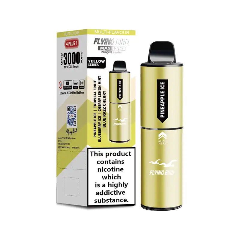 Flying Bird Max Pro 3000 Prefilled Pod Kit (Box of 5)