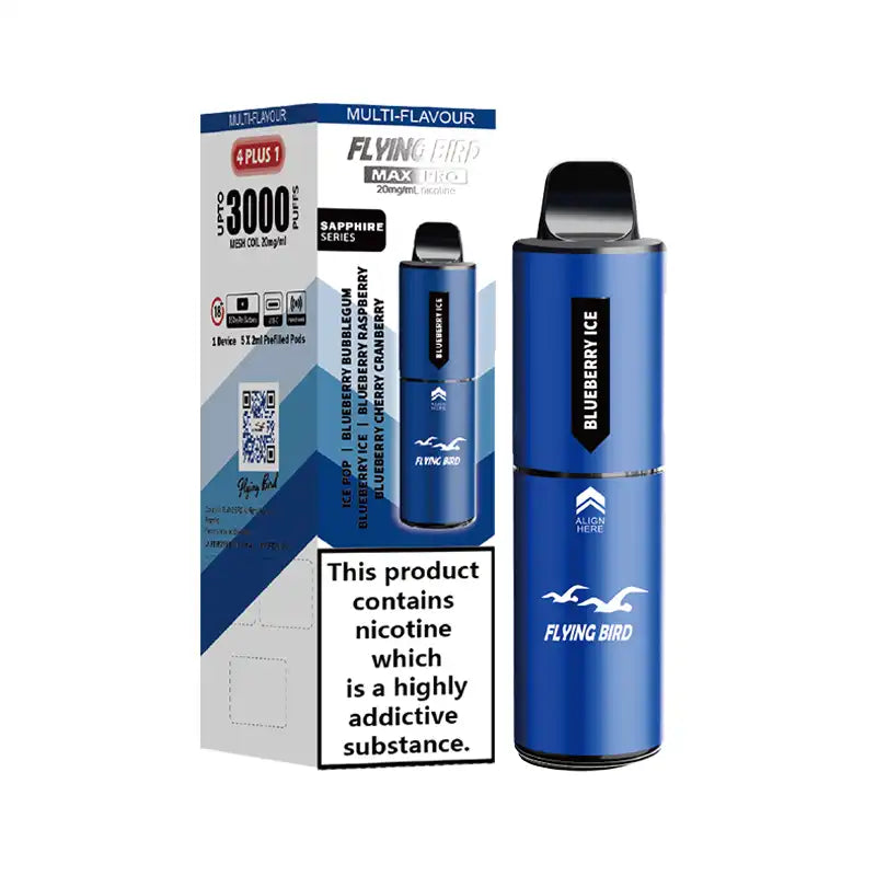 Flying Bird Max Pro 3000 Prefilled Pod Kit (Box of 5)