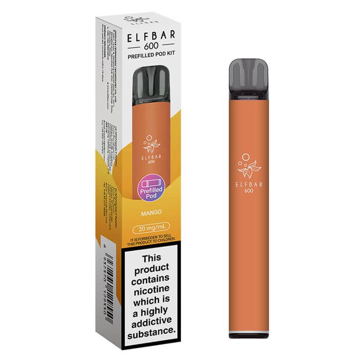 Elf Bar 600 Prefilled Pod Kit Pack of 10