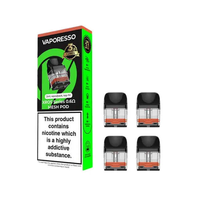 Vaporesso XROS Replacement Pods Corex 3.0 - 4 Pack