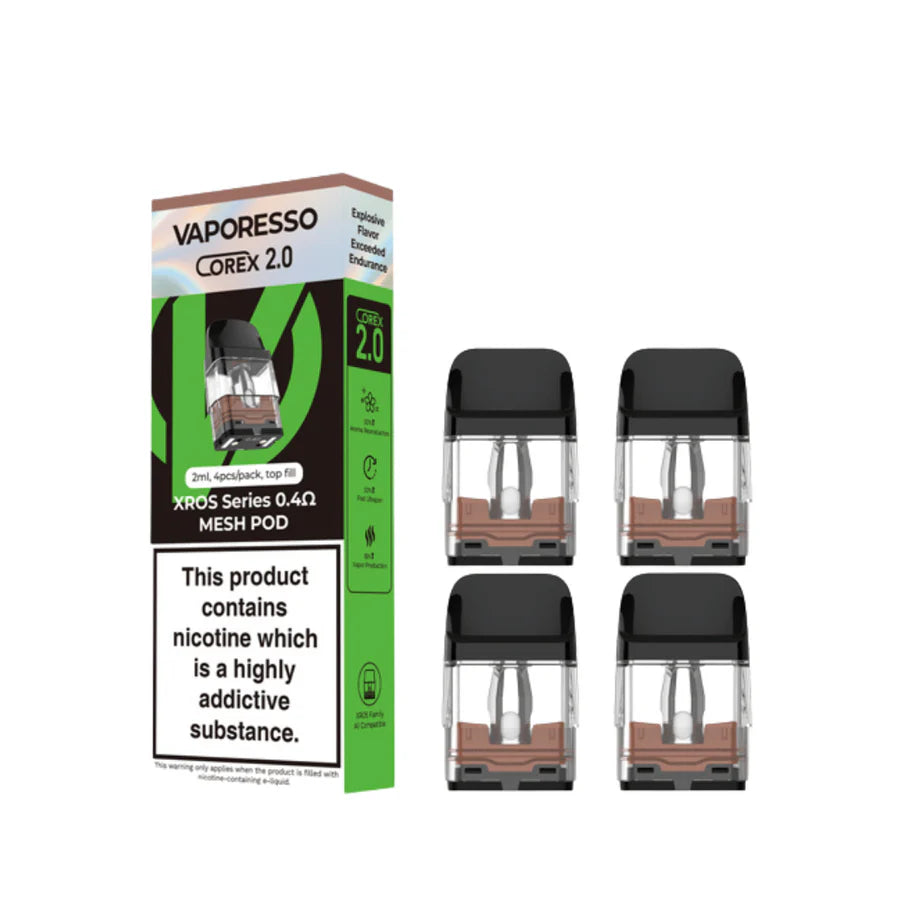 Vaporesso XROS Replacement Pods Corex 2.0 | 4 Pack