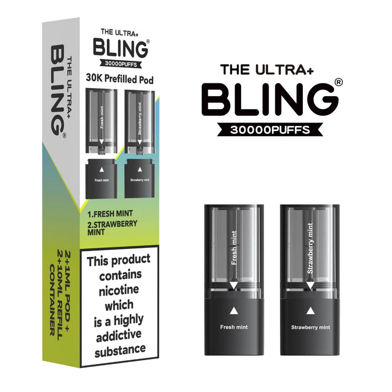 The Bling Ultra+ 30000 Pods Box of 5