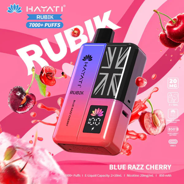 Hayati Rubik 7000 Puffs Disposable Vape (Box of 5)