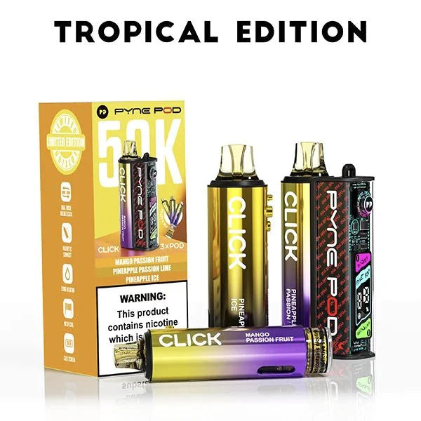 Pyne Pod Click 50k Prefilled Pod Vape Kit (Box of 5)