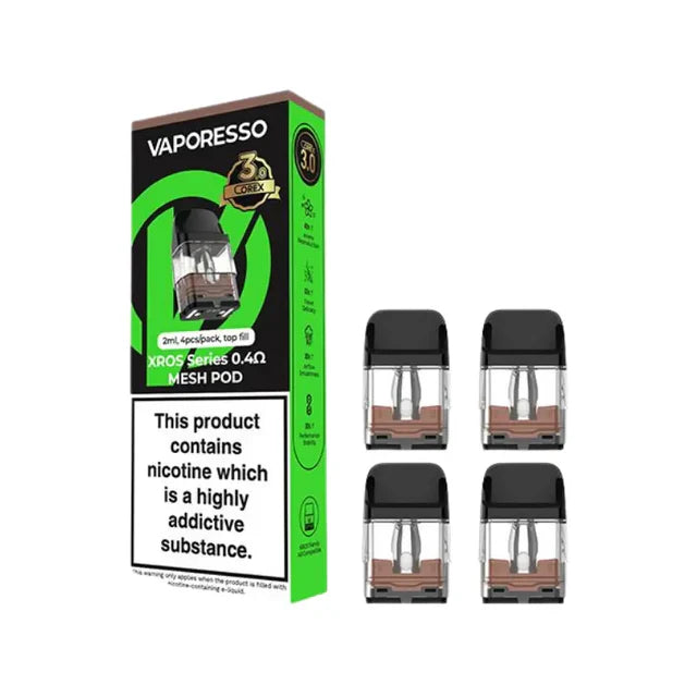 Vaporesso XROS Replacement Pods Corex 3.0 - 4 Pack