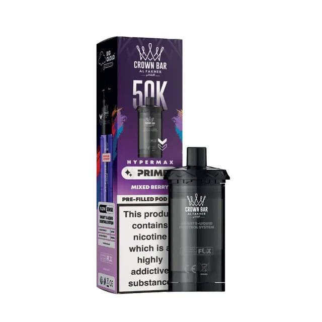 Crown Bar Al Fakher 50K Hypermax Prime Refill Pods (Box of 5)