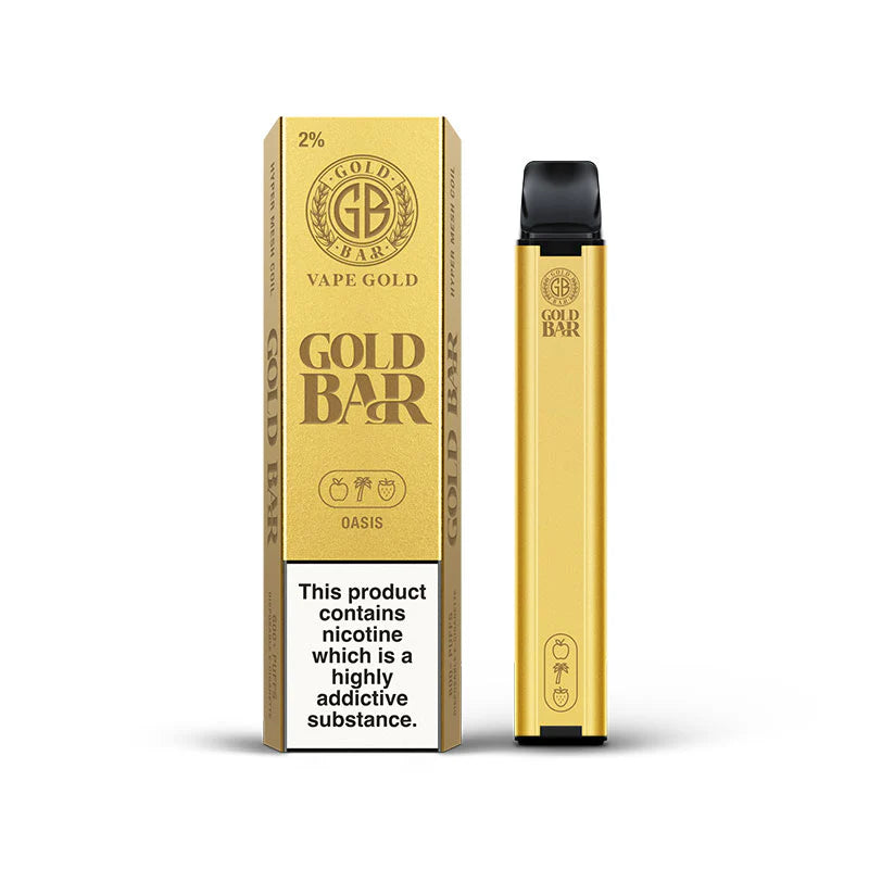 Gold Bar 600 Disposable Vape Puff Pod (Pack of 10)