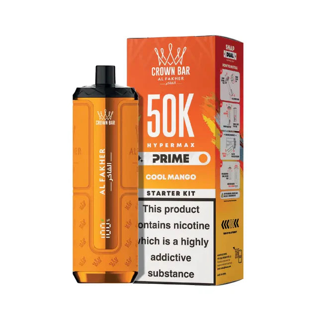 Crown Bar Al Fakher 50k Hypermax Prime Prefilled Pod Kit (Box of 5)