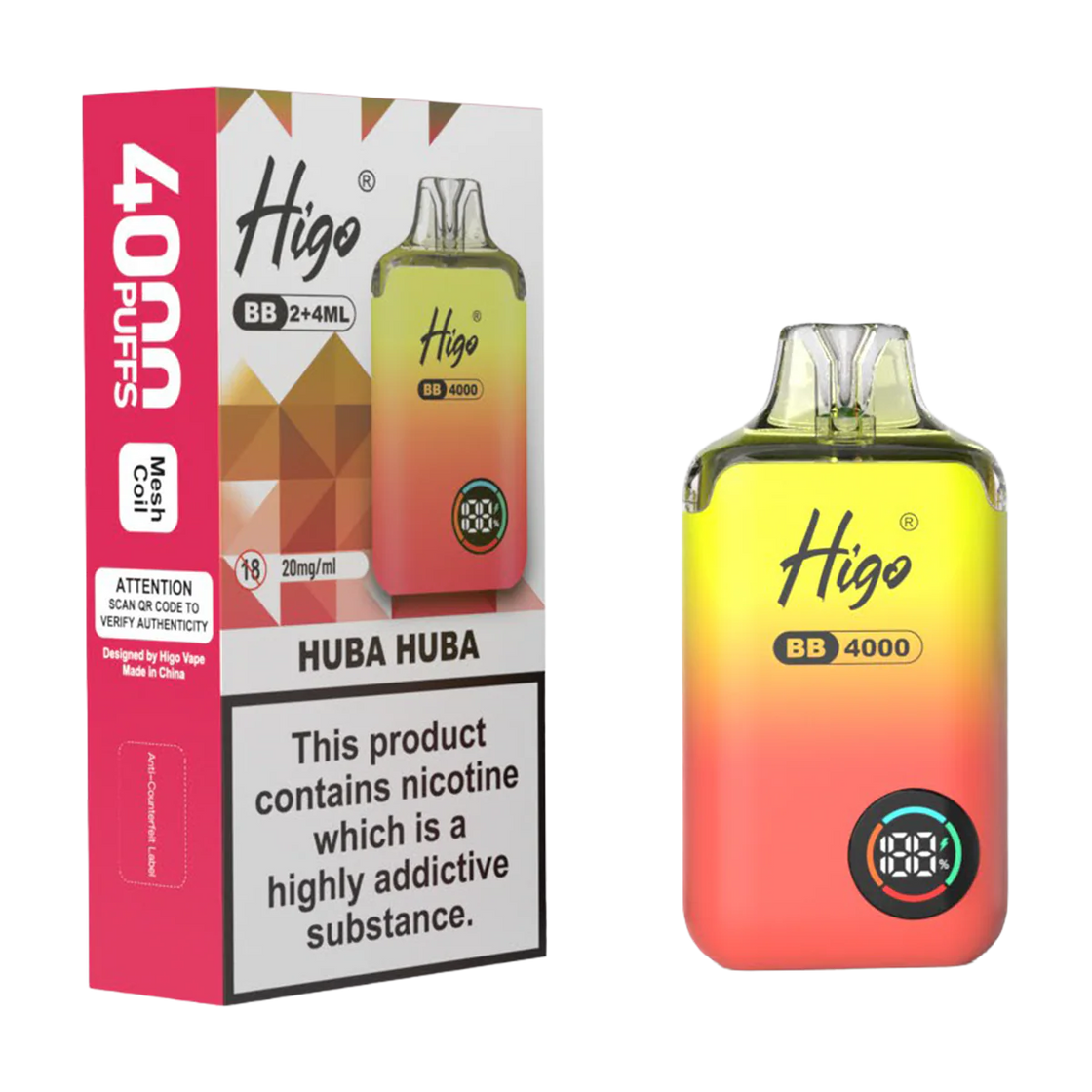 Higo BB4000 Kit (Box of 10) - Huba Buba
