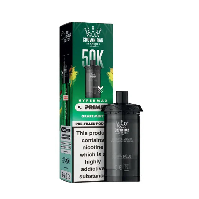 Crown Bar Al Fakher 50K Hypermax Prime Refill Pods (Box of 5)