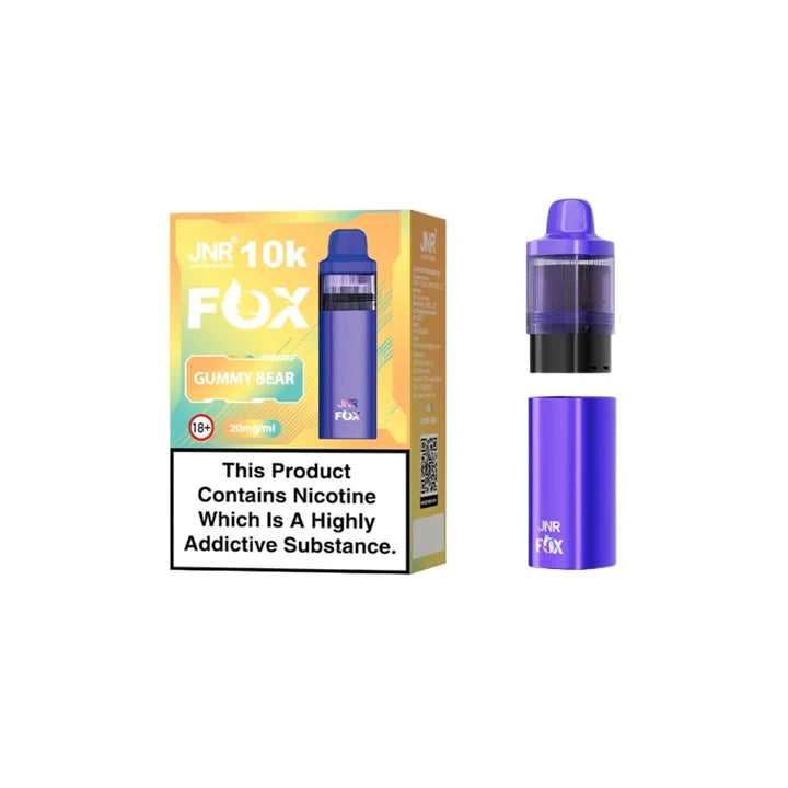 JNR Fox 10K Replacement Vape Pods - 10 Pack