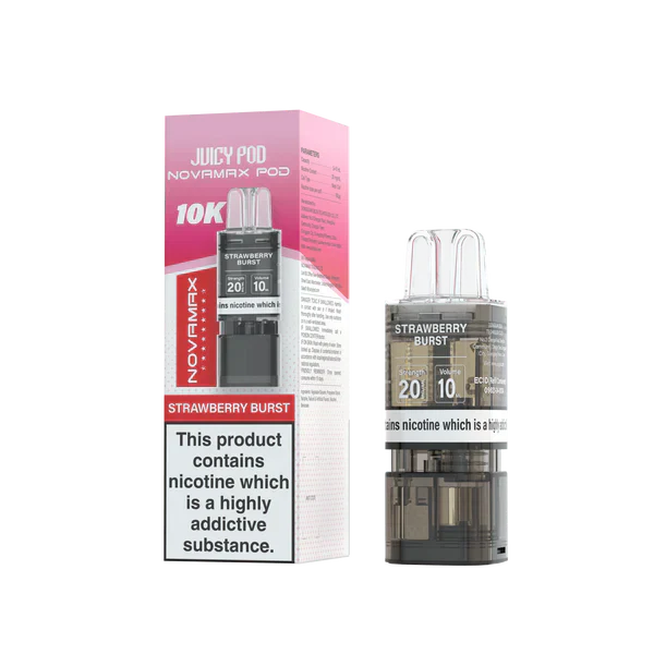 Juicy Pod NOVAMAX 10000 Prefilled Pod (Pack of 10)