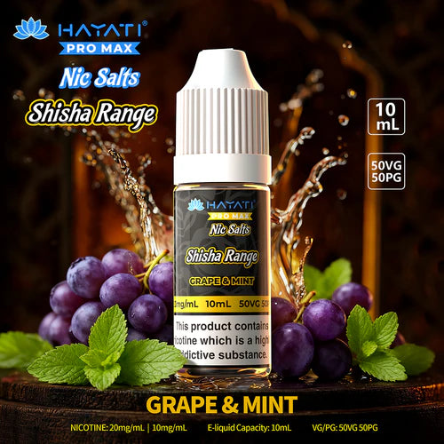 Hayati Shisha Range Nic Salts (Box of 10)