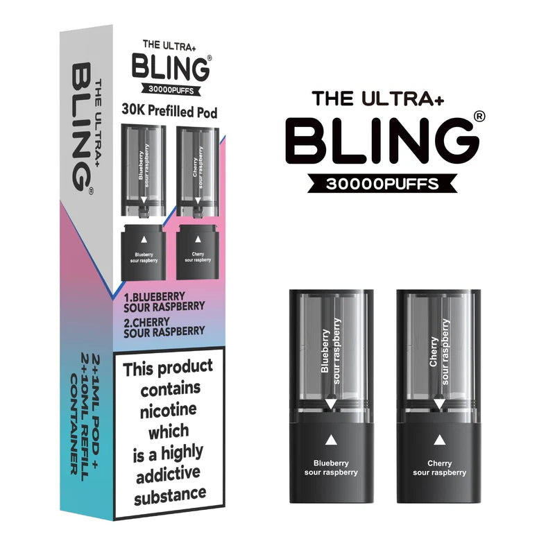 The Bling Ultra+ 30000 Pods Box of 5