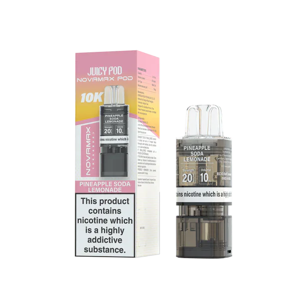 Juicy Pod NOVAMAX 10000 Prefilled Pod (Pack of 10)