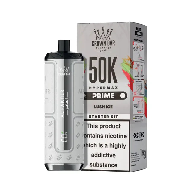 Crown Bar Al Fakher 50k Hypermax Prime Prefilled Pod Kit (Box of 5)