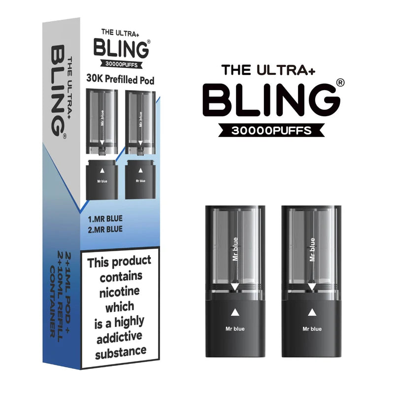 The Bling Ultra+ 30000 Pods Box of 5