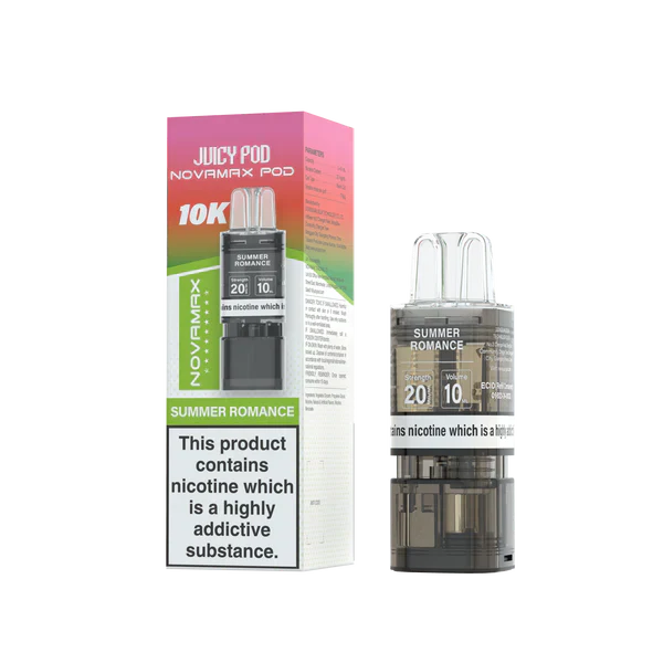 Juicy Pod NOVAMAX 10000 Prefilled Pod (Pack of 10)