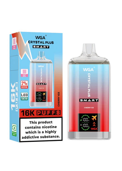 WGA Crystal Plus Smart 16000+ Puffs Disposable Vape (Box of 10)