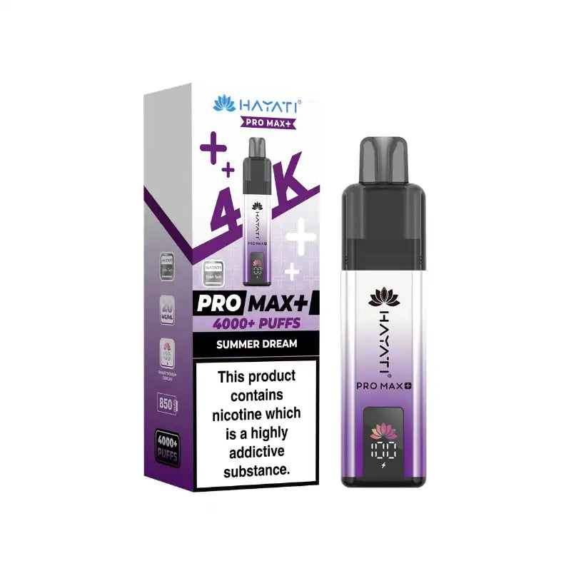 Hayati Pro Max Plus 4000 Prefilled Vape Kit (Box of 5)