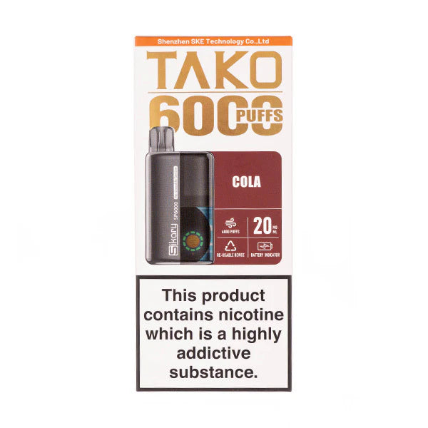 Sikary TAKO SP6000 Prefilled Pod Kit (Box of 5)