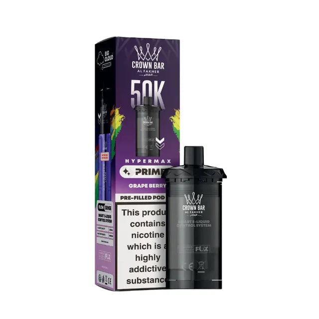 Crown Bar Al Fakher 50K Hypermax Prime Refill Pods (Box of 5)