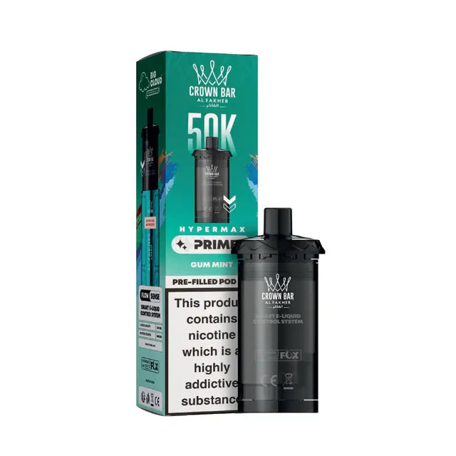 Crown Bar Al Fakher 50K Hypermax Prime Refill Pods (Box of 5)