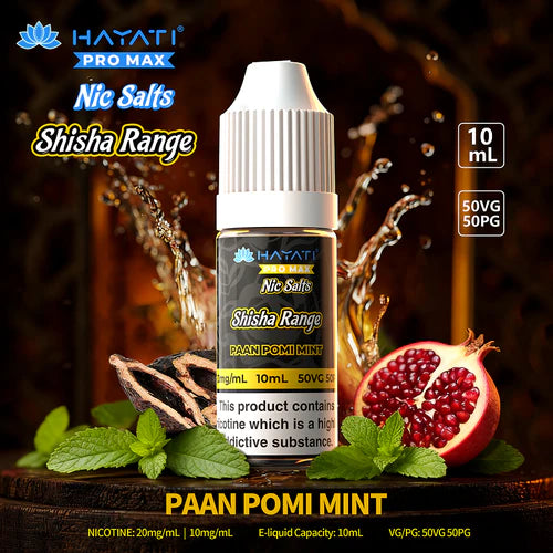 Hayati Shisha Range Nic Salts (Box of 10)