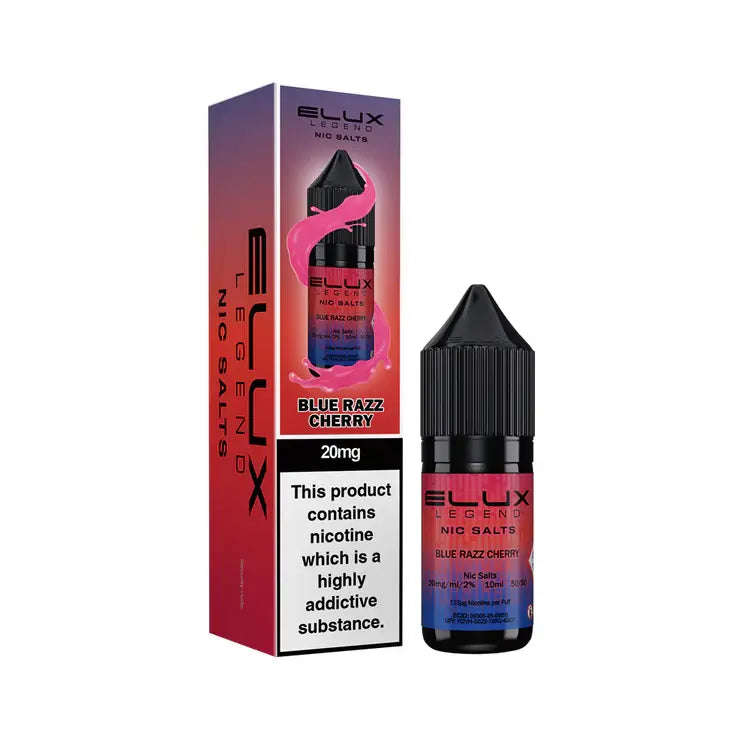 Elux Legend Nic Salts Blue Razz Cherry (Box of 10)